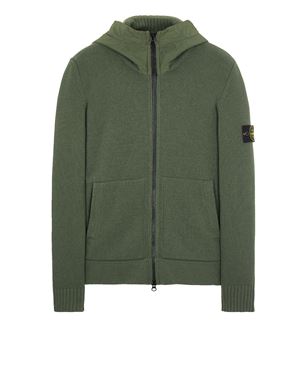 531A3 LAMBSWOOL WITH NASLAN HOOD 针织衫Stone Island 男士- 官方在线