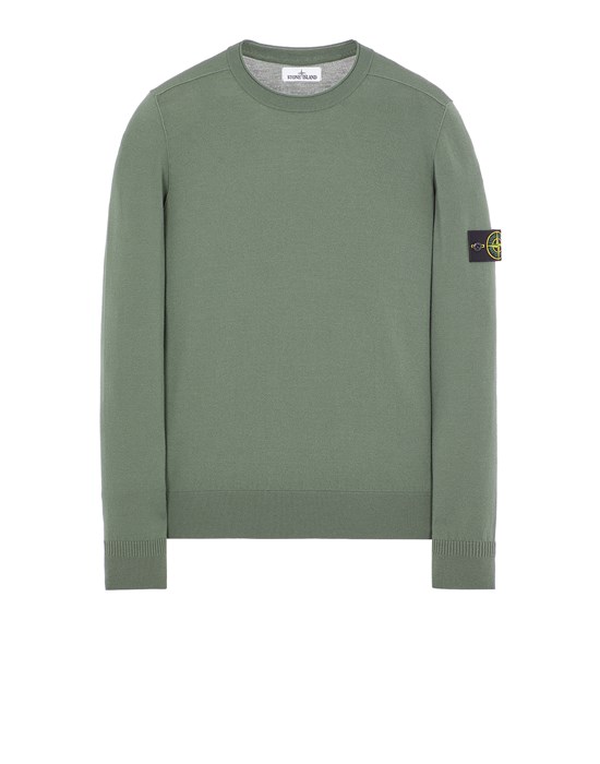 stone island green sweater