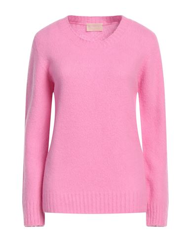 Drumohr Woman Sweater Pink Size M Lambswool In Pink