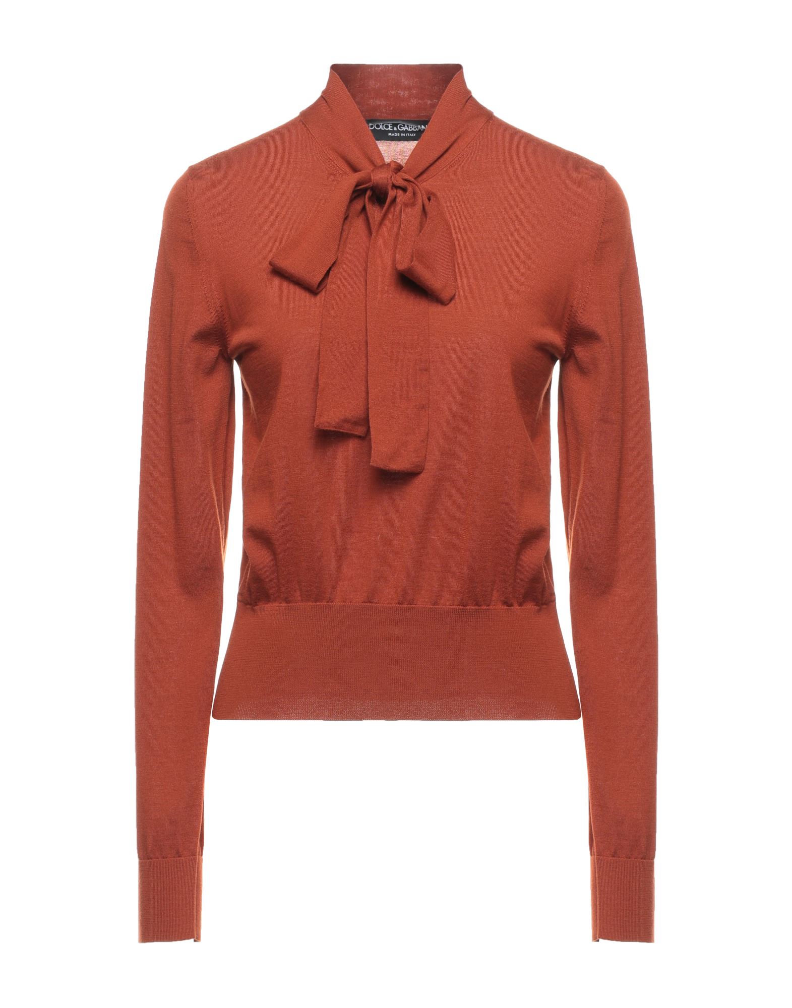 Dolce & Gabbana Sweaters In Rust