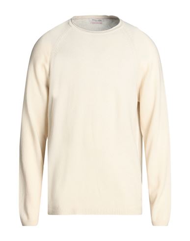 Daniele Fiesoli Man Sweater Cream Size Xl Cashmere In White