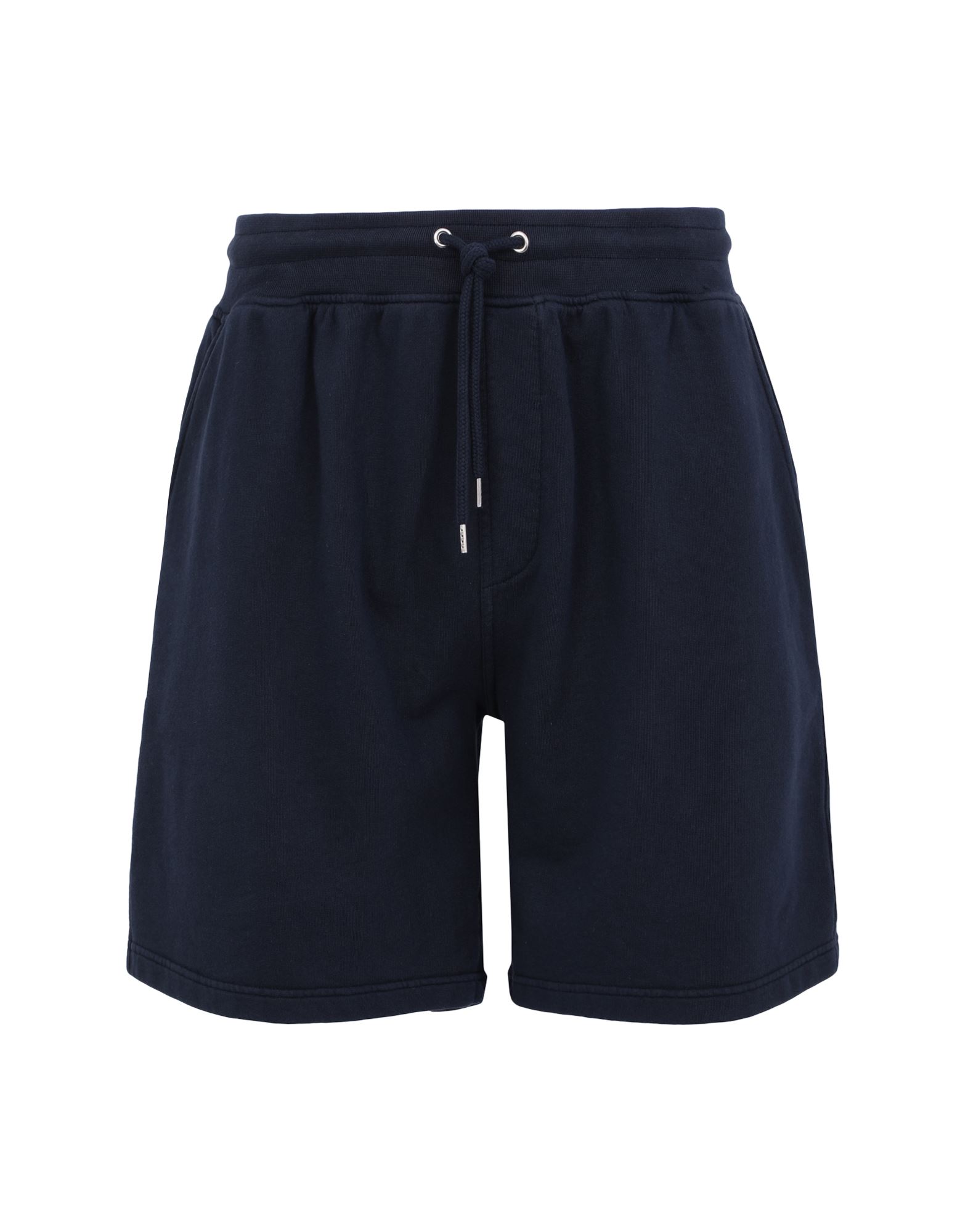 Shop Colorful Standard Man Shorts & Bermuda Shorts Midnight Blue Size Xl Organic Cotton