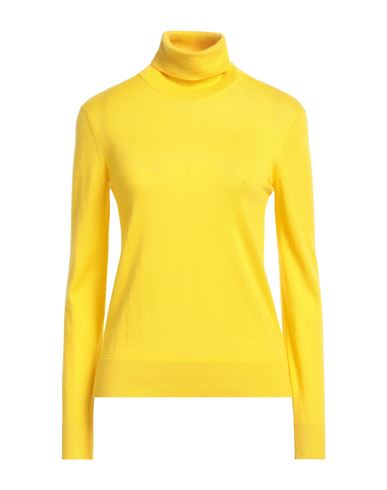 Ralph Lauren Collection Woman Turtleneck Yellow Size S Cashmere