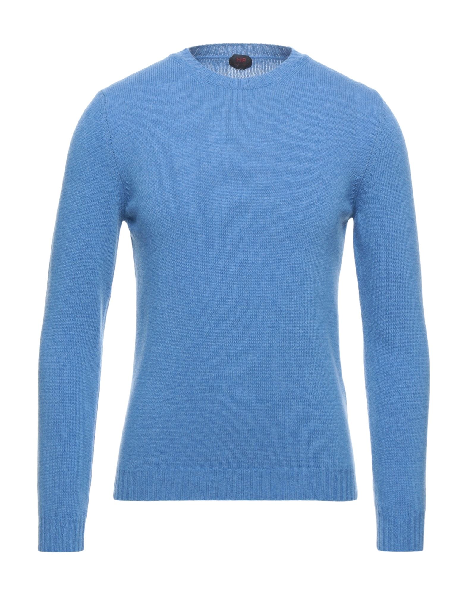 Mp Massimo Piombo Sweaters In Pastel Blue