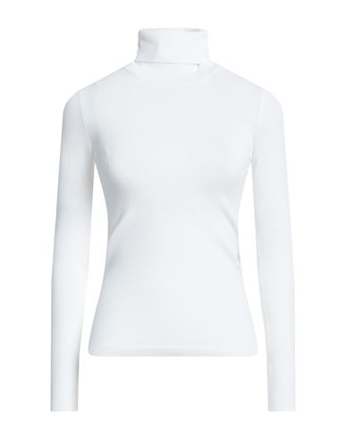 Stella Mccartney Woman Turtleneck White Size 2-4 Viscose, Polyester