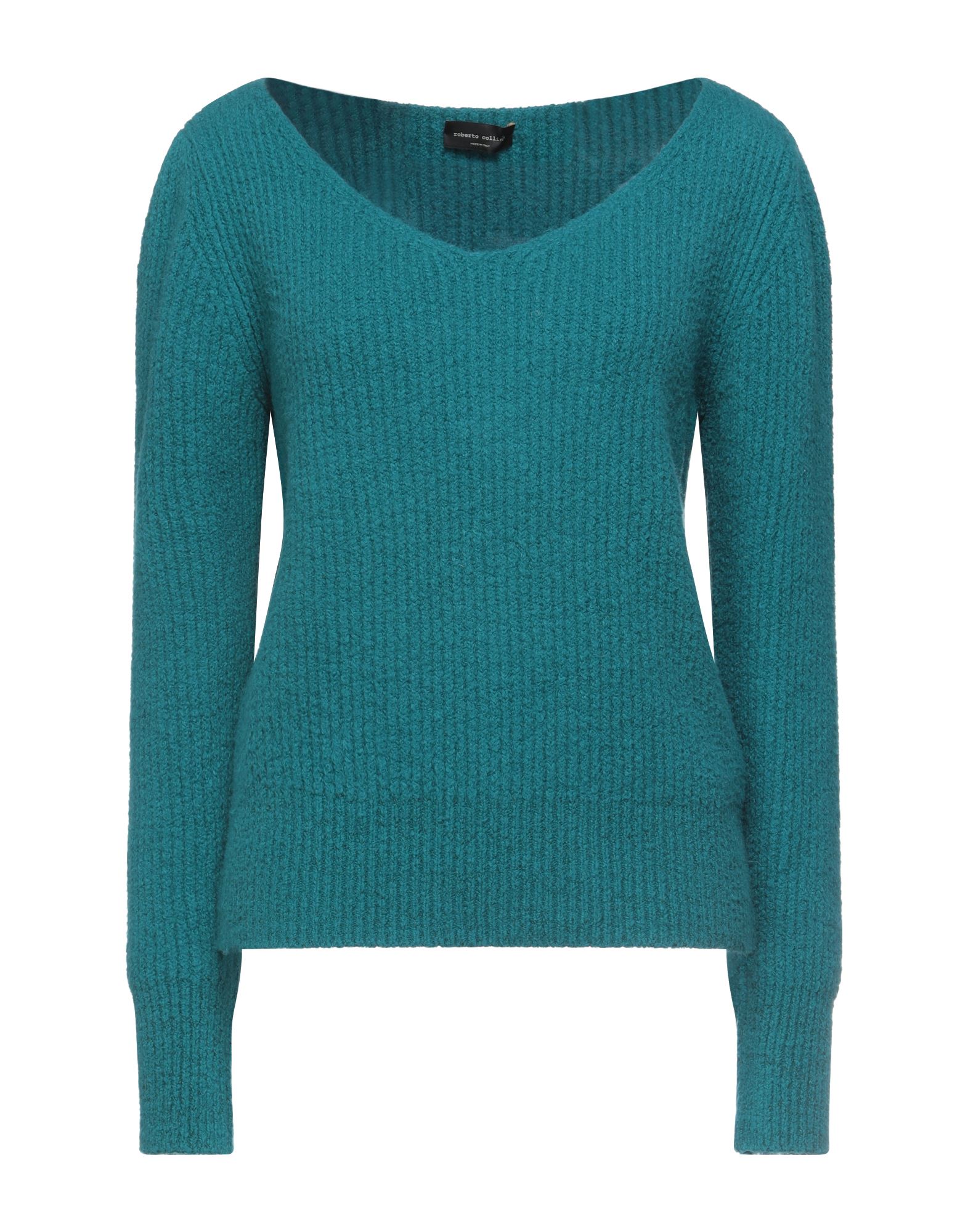 Roberto Collina Sweaters In Deep Jade