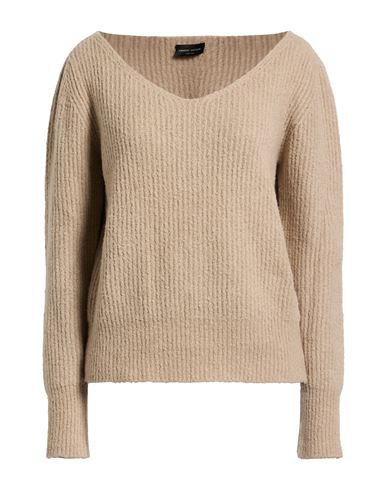 Roberto Collina Woman Sweater Beige Size L Cotton, Nylon, Elastane In Nude