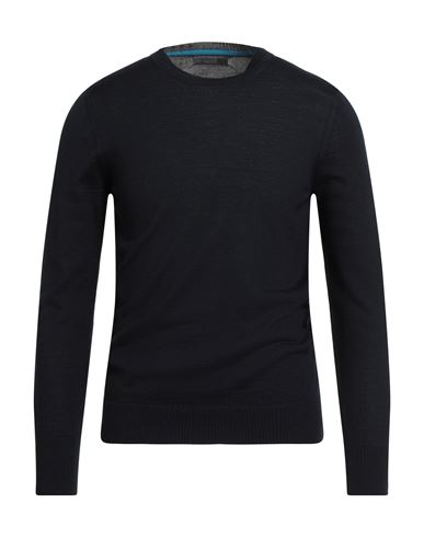 MESSAGERIE MESSAGERIE MAN SWEATER NAVY SIZE 48 MERINO WOOL, ACRYLIC 