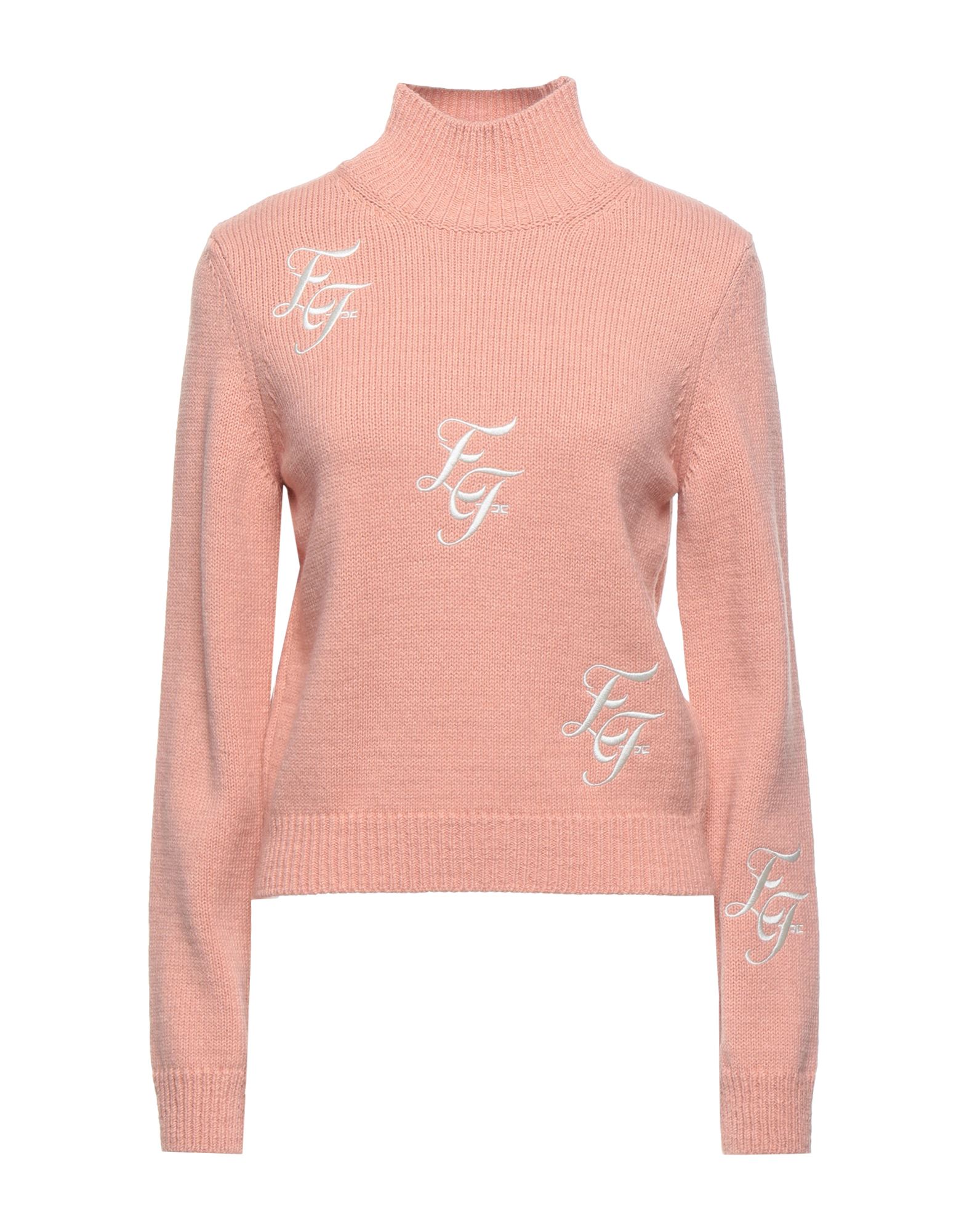 Elisabetta Franchi Turtlenecks In Salmon Pink