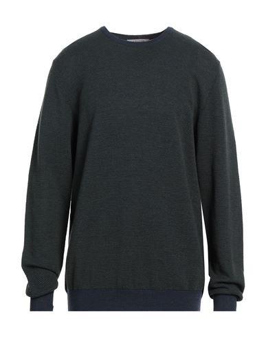 La Fileria Man Sweater Dark Green Size 48 Virgin Wool