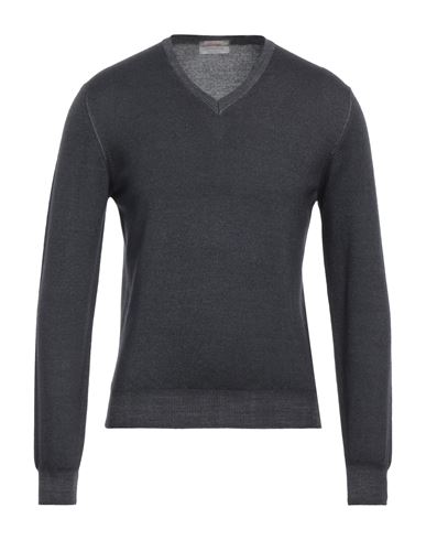 Gran Sasso Man Sweater Steel Grey Size 50 Virgin Wool