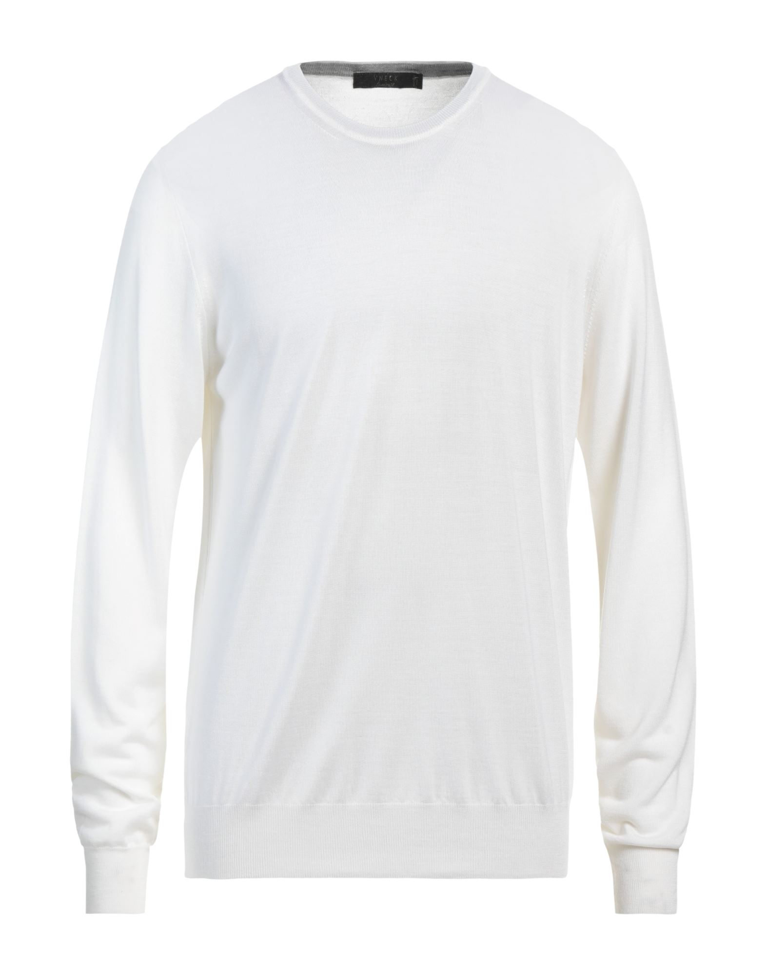 Vneck Sweaters In White