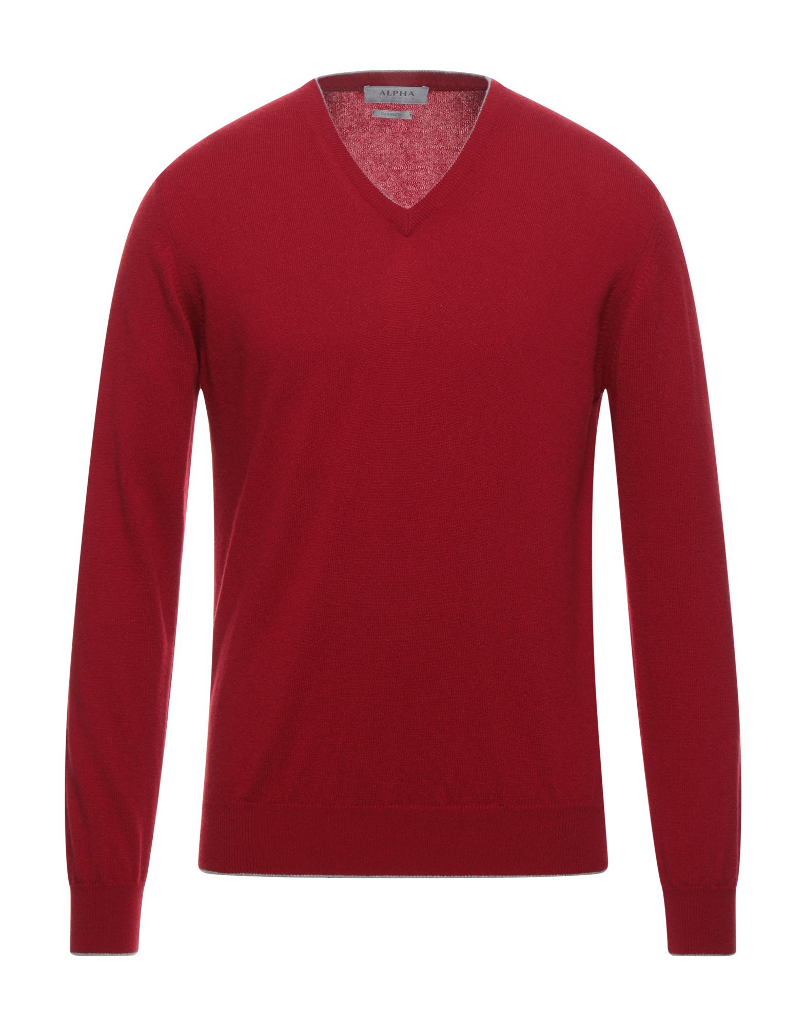 Alpha Studio Sweaters In Maroon
