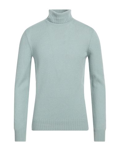 Gran Sasso Man Turtleneck Light Green Size 40 Virgin Wool
