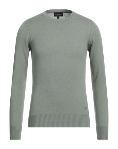 Emporio Armani Man Sweater Sage Green Size M Cashmere