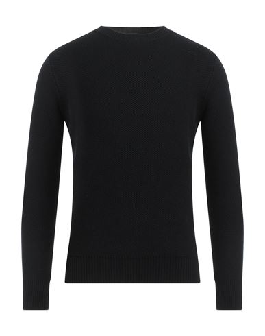 Kangra Man Sweater Black Size 42 Merino Wool, Silk, Cashmere
