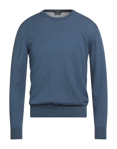 Ballantyne Man Sweater Blue Size 42 Cotton, Cashmere