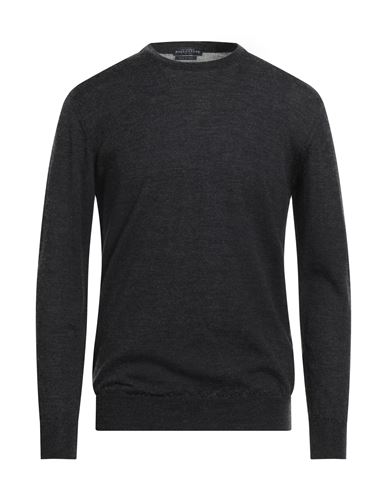 Ballantyne Man Sweater Charcoal Size 46 Cotton, Cashmere