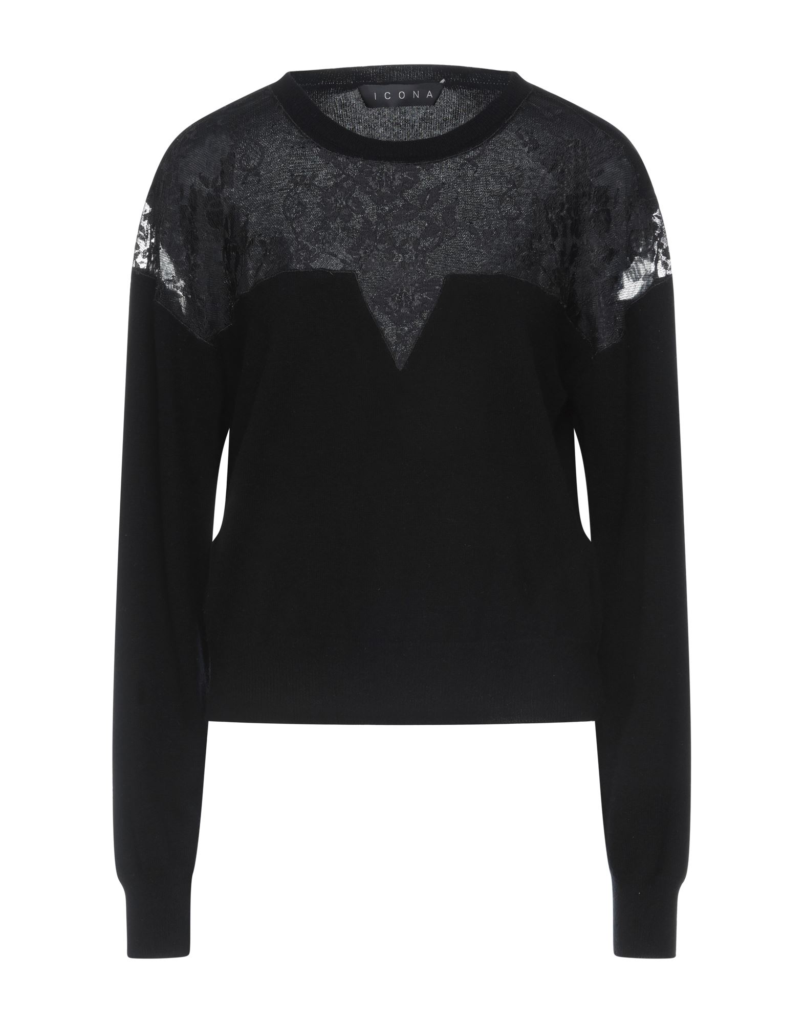 Icona By Kaos Sweaters In Black | ModeSens