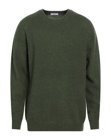 Boglioli Man Sweater Military Green Size Xxl Virgin Wool, Cashmere