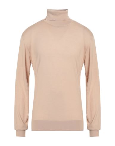 Dolce & Gabbana Man Turtleneck Blush Size 44 Cashmere In Pink