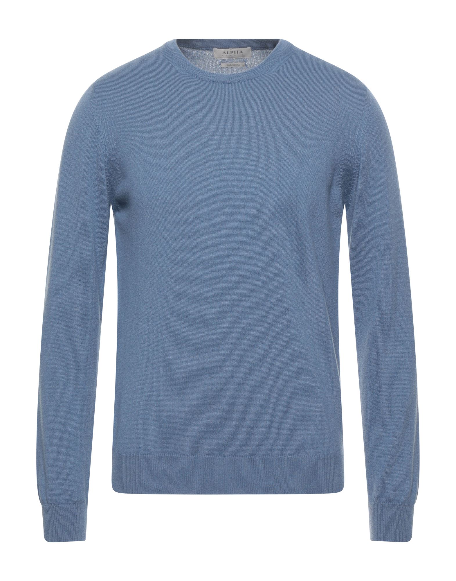 Alpha Studio Sweaters In Pastel Blue