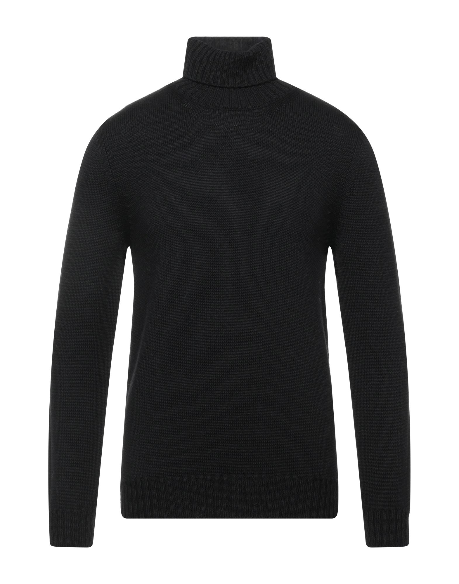 Alpha Studio Turtlenecks In Black