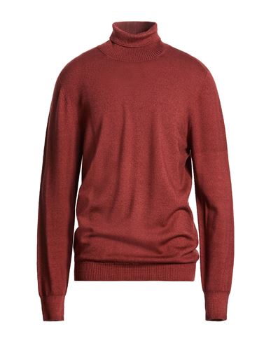 Rollkragenpullover Herren Rostrot 52 Herren