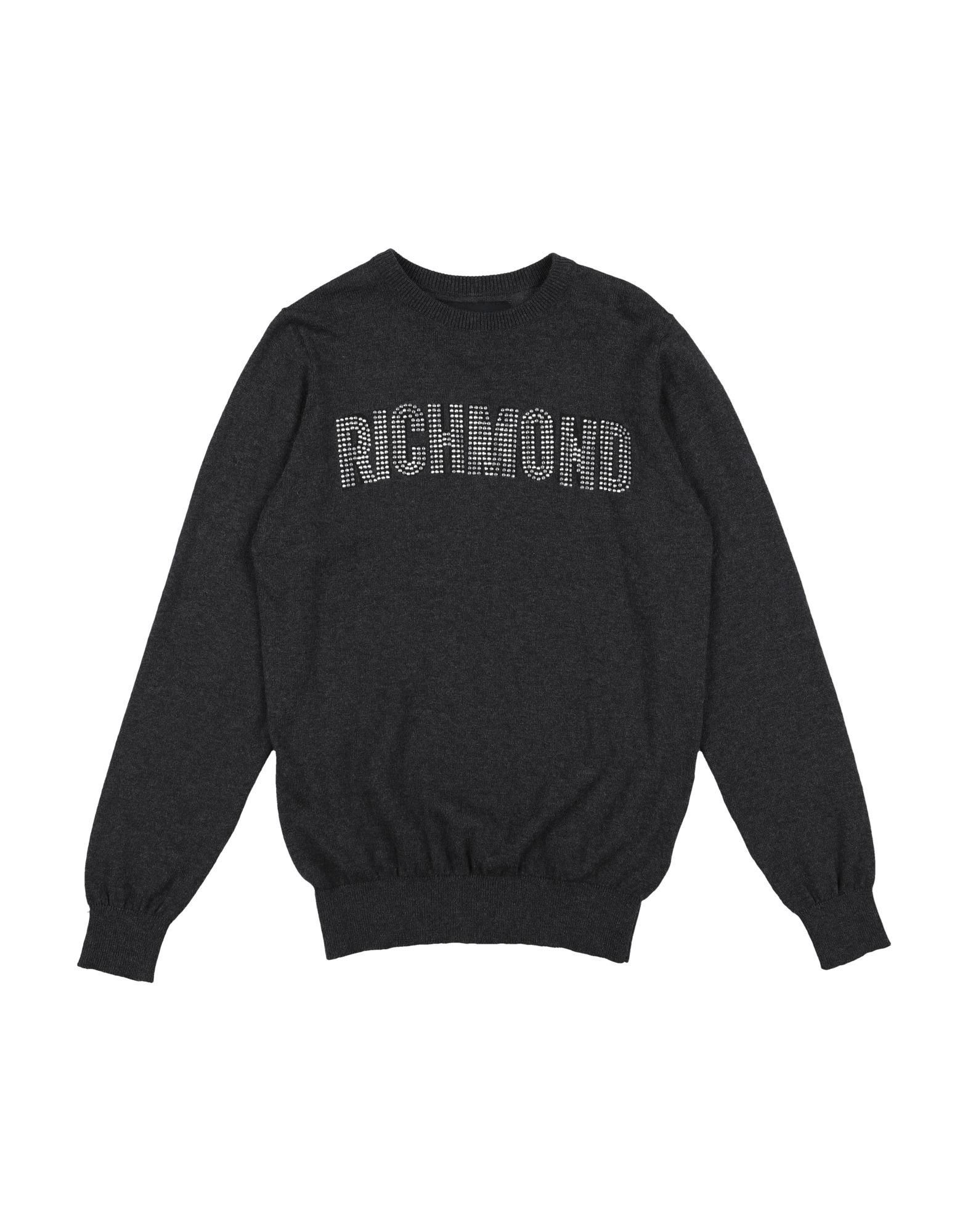 《セール開催中》JOHN RICHMOND ガールズ 3-8 歳 プルオーバー 鉛色 8 コットン 70% / シルク 25% / カシミヤ 5%