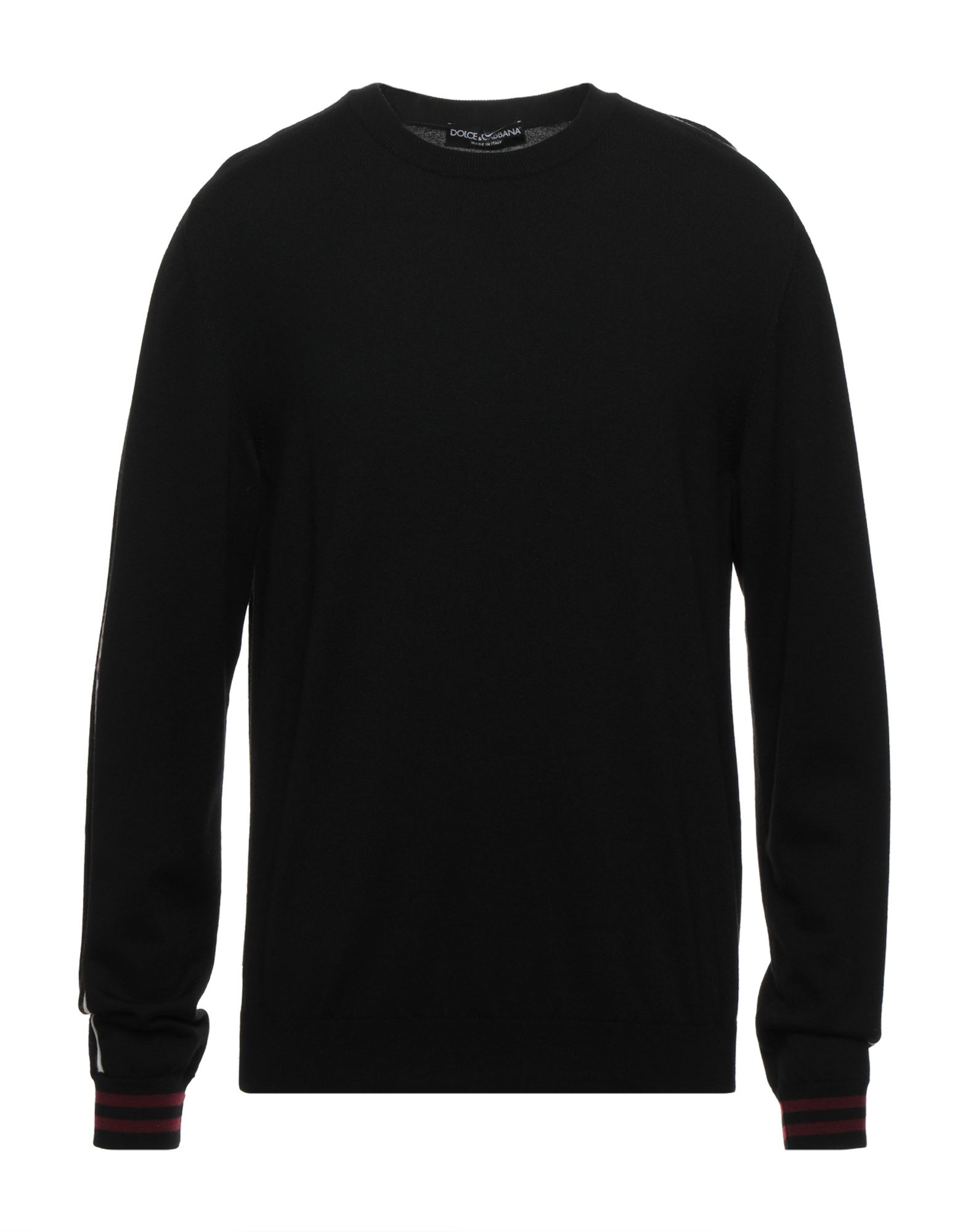 Dolce & Gabbana Cashmere Crew Neck Jumper In Black