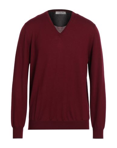 La Fileria Man Sweater Brick Red Size 46 Virgin Wool