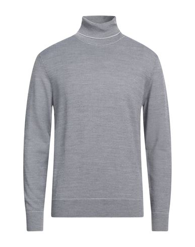 Become Man Turtleneck Grey Size 42 Merino Wool, Acrylic