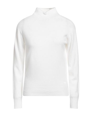 Emporio Armani Woman Turtleneck White Size 14 Cashmere
