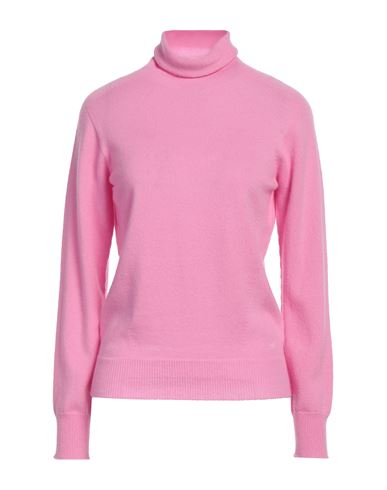 EMPORIO ARMANI EMPORIO ARMANI WOMAN TURTLENECK PINK SIZE 12 CASHMERE 