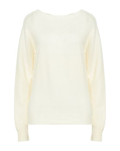 Shop Emporio Armani Woman Sweater Cream Size 14 Cashmere In White