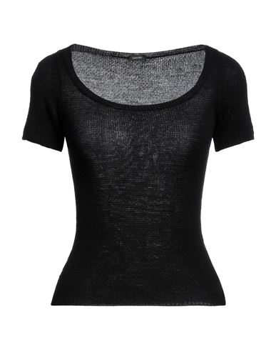 Zanone Woman Sweater Black Size 4 Organic Merino Wool, Polyamide