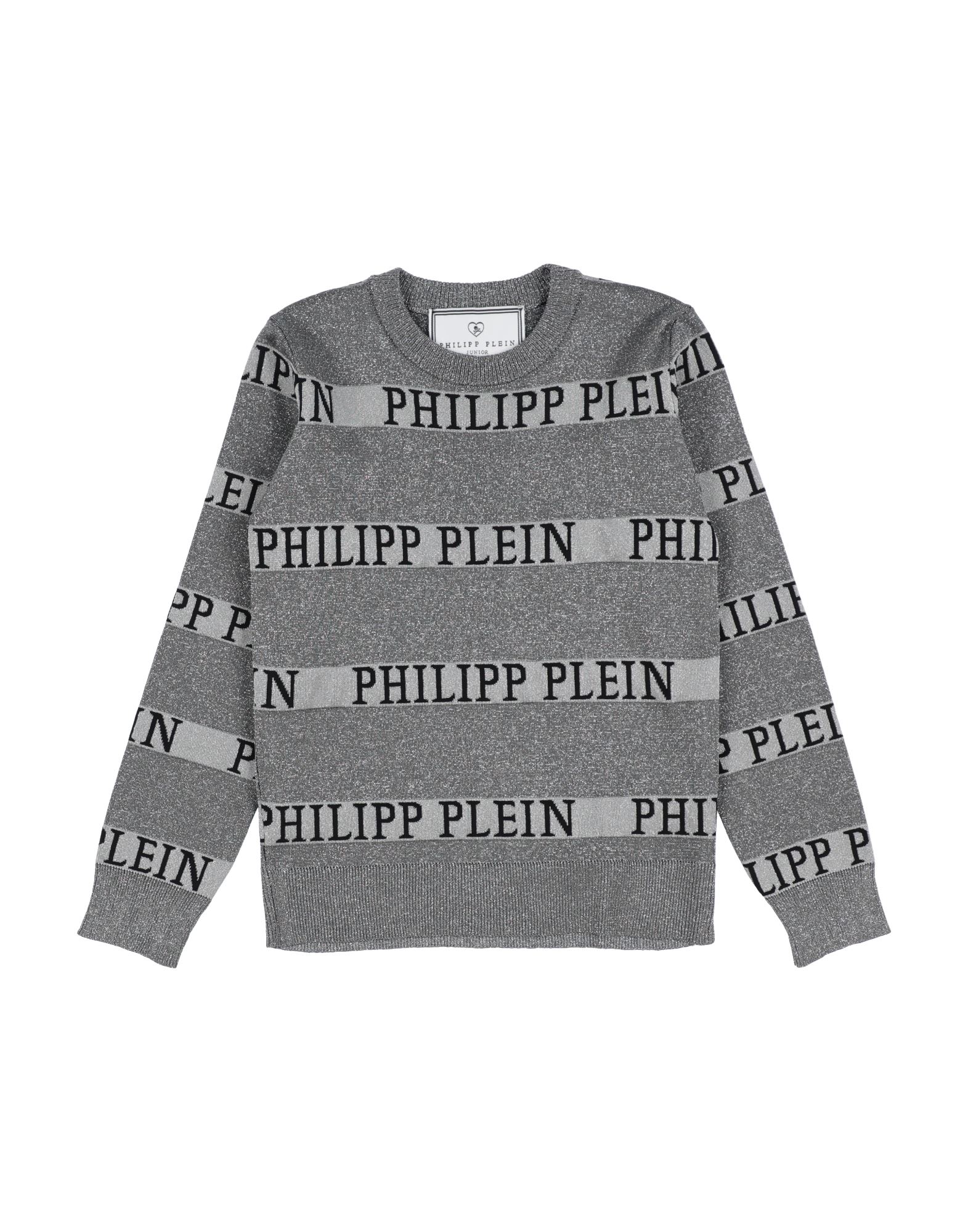 Philipp Plein Kids'  Sweaters In Grey