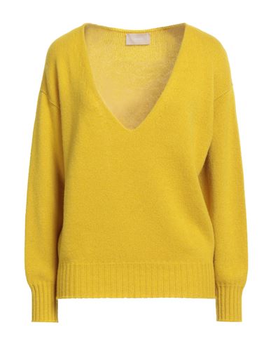 Drumohr Woman Sweater Lime Green Size S Cashmere In Yellow