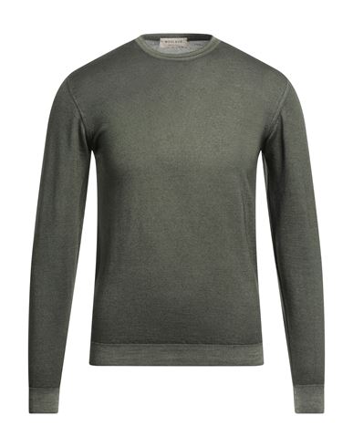 Wool & Co Man Sweater Military Green Size S Merino Wool