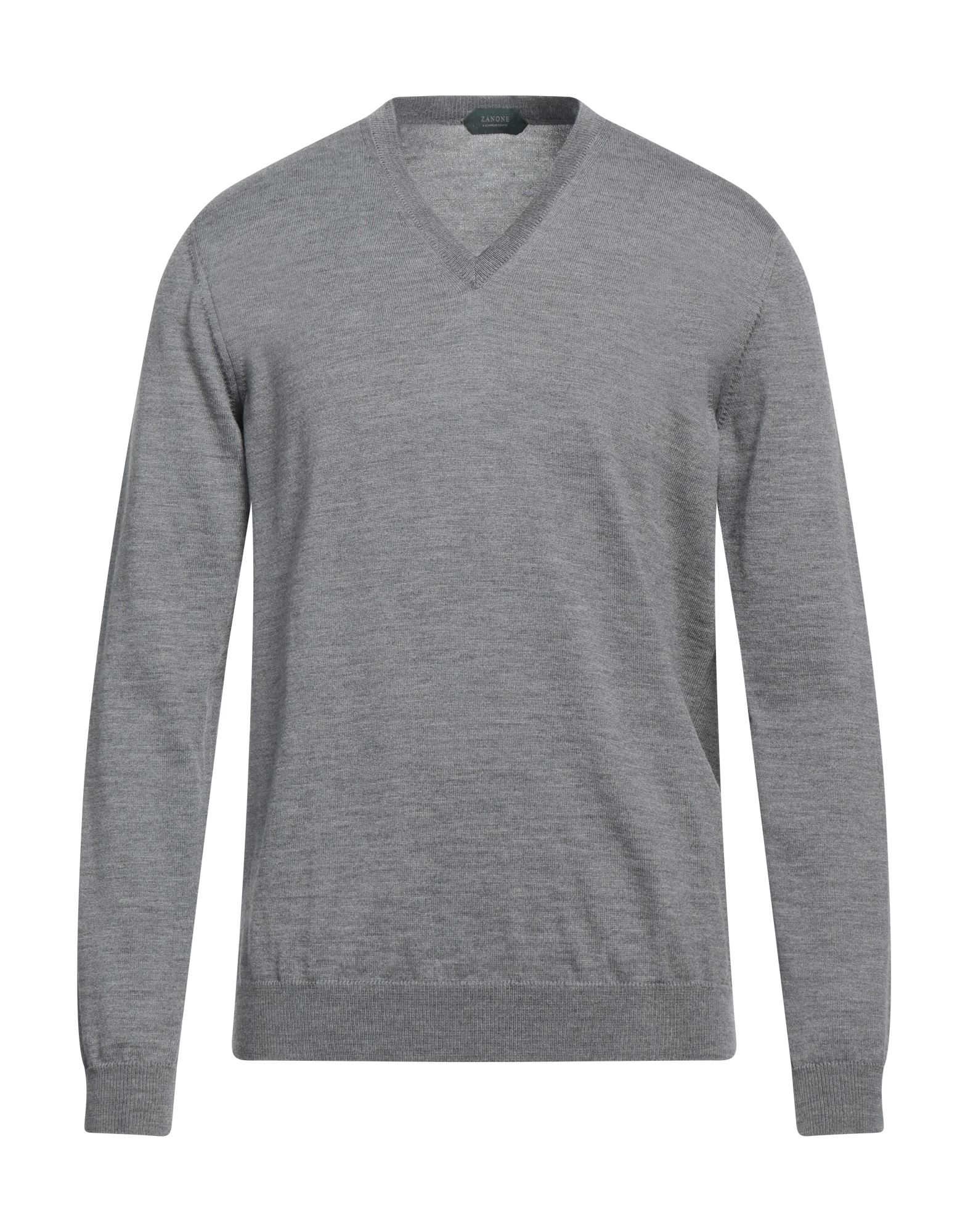 Zanone Sweaters In Grey