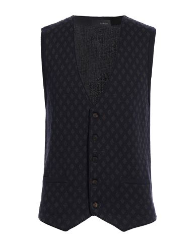 Lardini Man Cardigan Midnight Blue Size 40 Wool