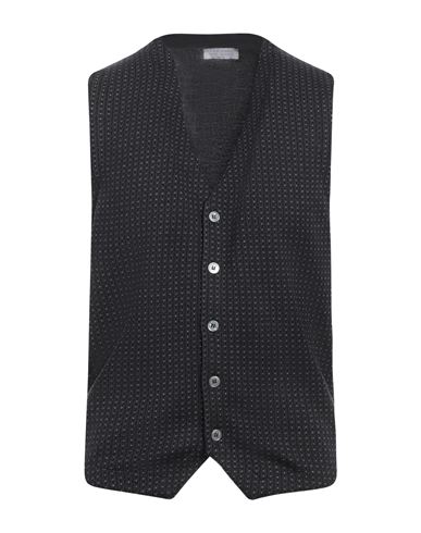 Gran Sasso Man Cardigan Midnight Blue Size 44 Virgin Wool In Blue