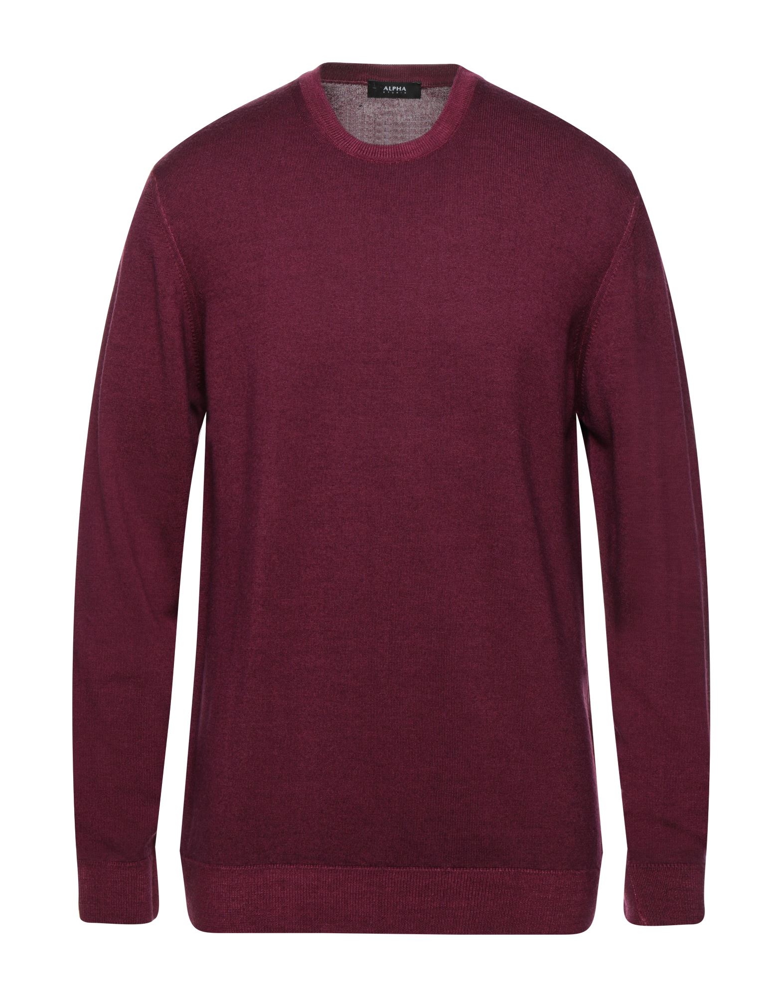 Alpha Studio Sweaters In Garnet