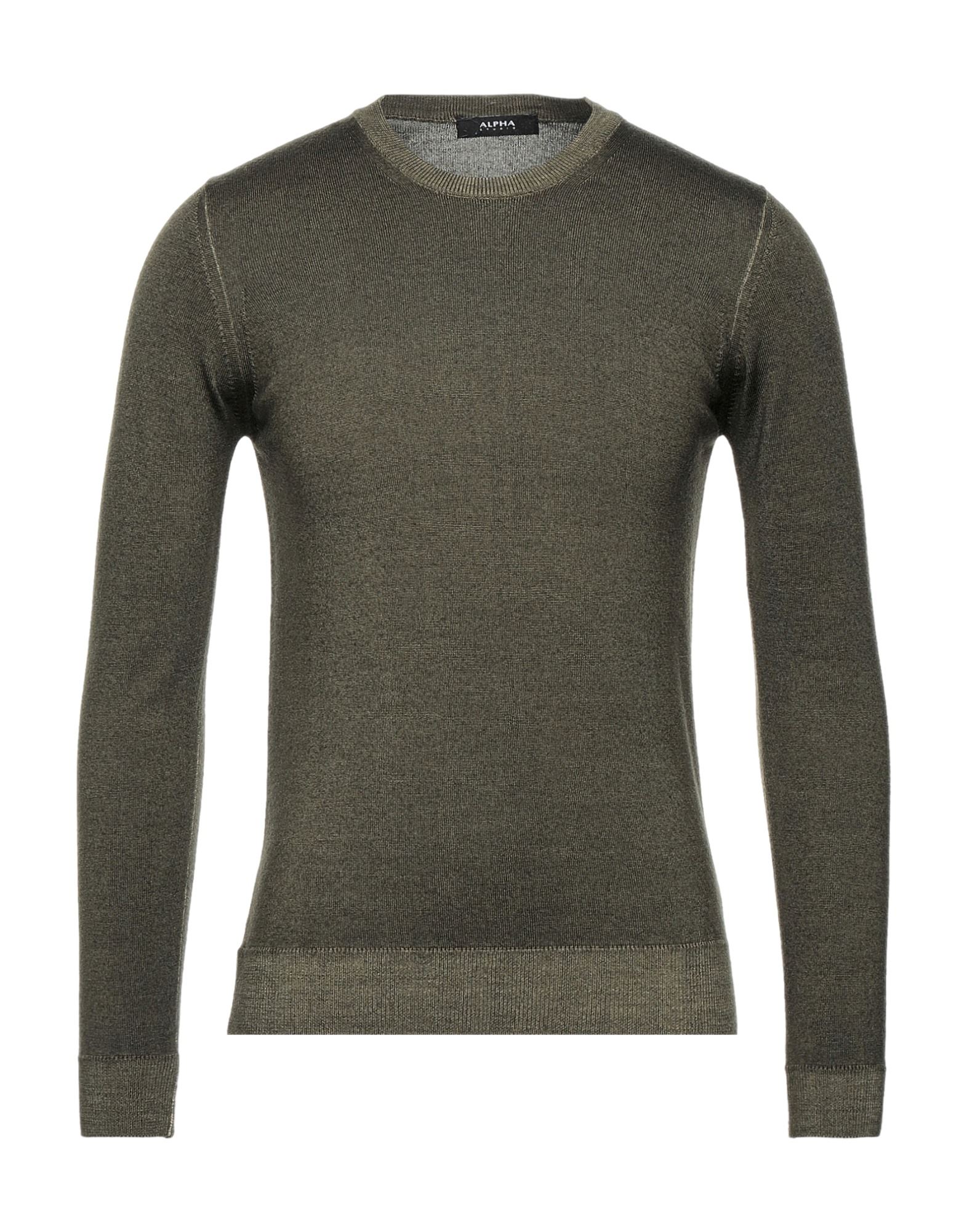 Alpha Studio Sweaters In Green