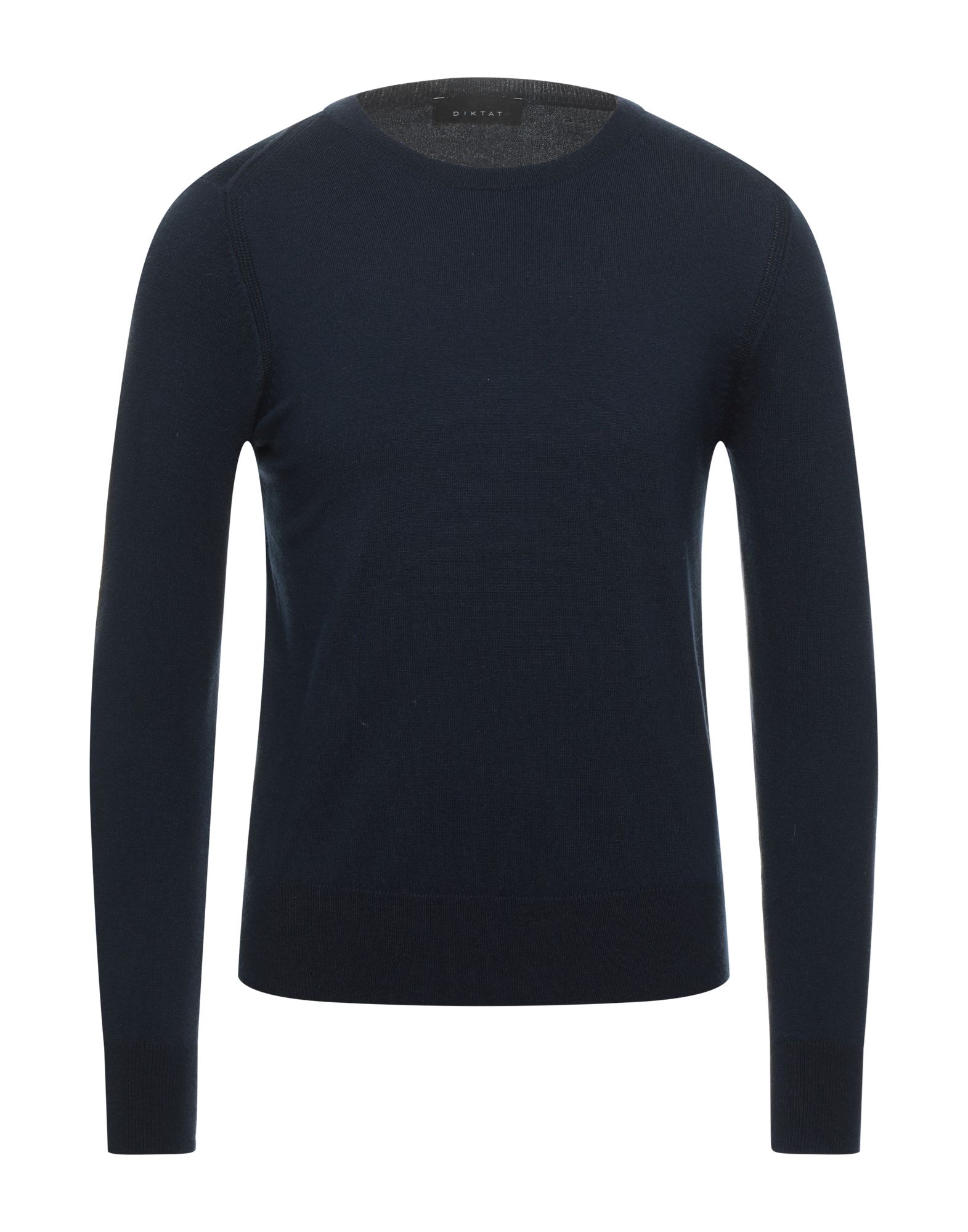 Diktat Man Sweater Midnight Blue Size Xxl Viscose, Polyamide, Acrylic, Cashmere In Dark Blue