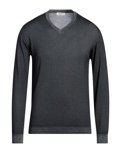 Wool & Co Man Sweater Steel Grey Size 3xl Merino Wool
