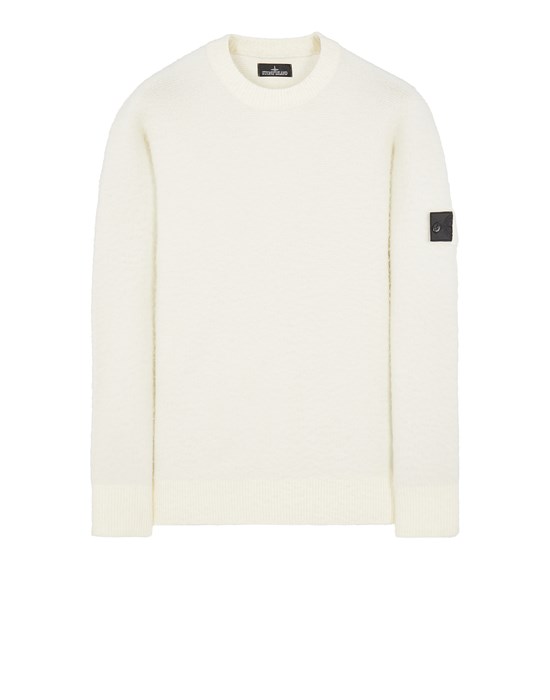 Tricot Homme 507A2 SEAMLESS WOOL COTTON, VANISÉ ENGINEERING, HAND GAUZED_CHAPTER 2 Front STONE ISLAND SHADOW PROJECT