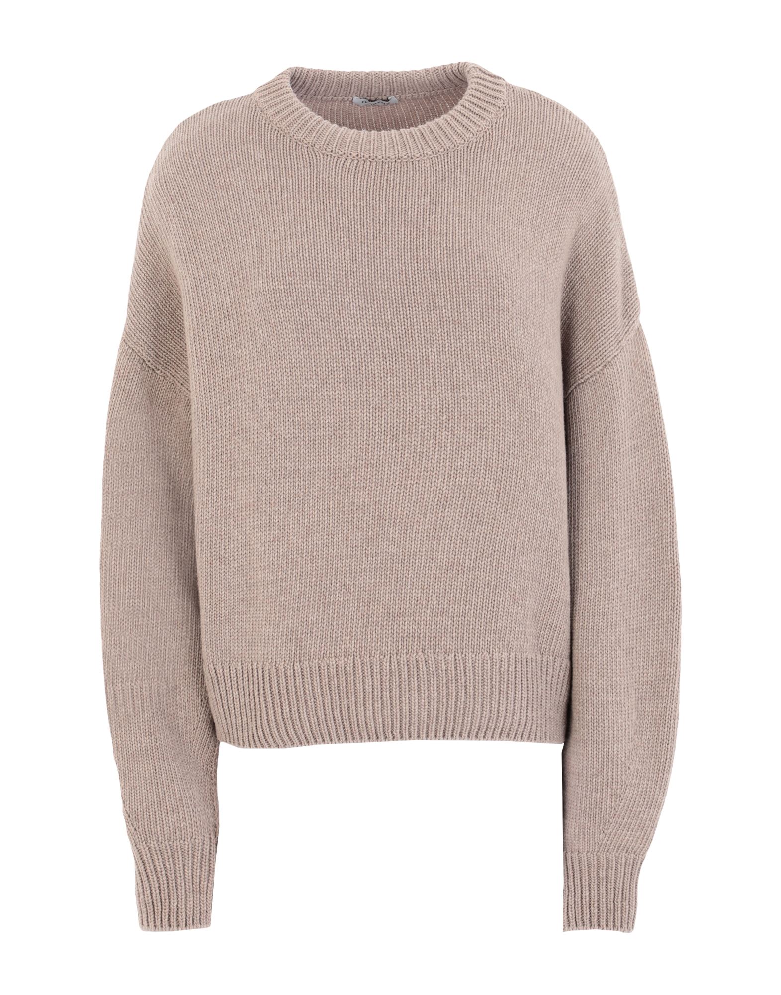 《セール開催中》FLORENZ レディース プルオーバー ライトブラウン one size カシミヤ 50% / ウール 50% THE 6 PLY SWEATER