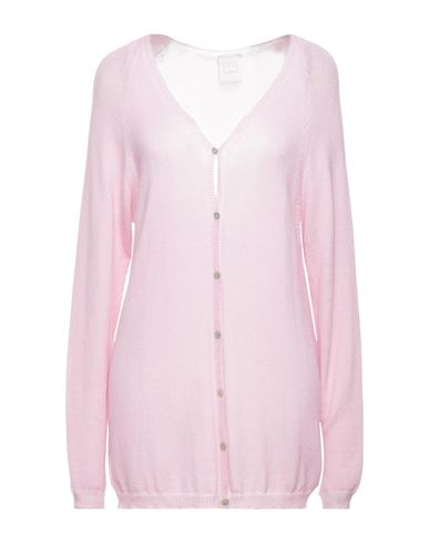 120% Woman Cardigan Pink Size M Cashmere