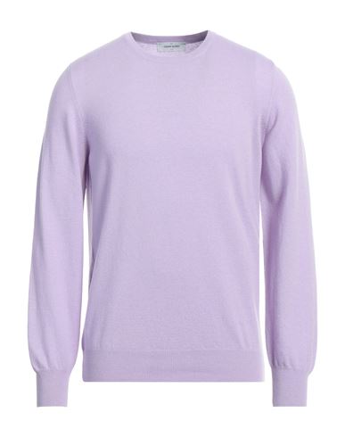 Shop Gran Sasso Man Sweater Light Purple Size 42 Virgin Wool, Viscose, Cashmere